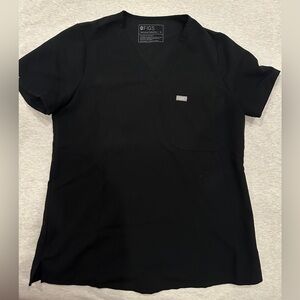 Figs Women's Black Catarina Scrub Top